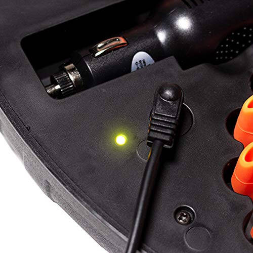 SpeedTech Lights 6 Pack of Rechargeable 16 LED Road Flare Disc Warning Beacon Emergency Flares for The Car, Truck, Bike, RV Vehicles - Roadside Emergency Kit w/Charger & Carrying Case Included - 3