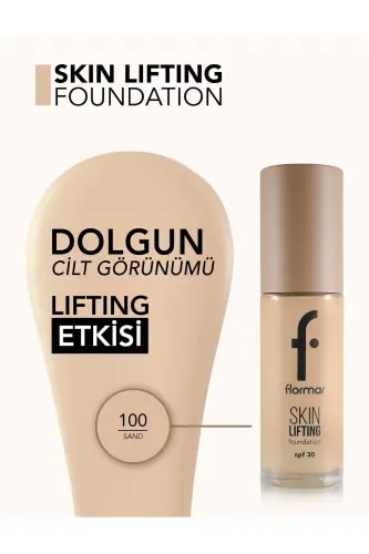 Spf30 Firming Foundation (NEUTRAL UNDERTONE) - Skin Lifting Fdt. - 100 Sand - 8682536059718-100 SAND - 4