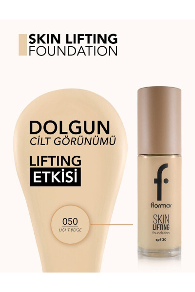 SPF30 Lifting Foundation (WARM UNDERTONE) - Skin Lifting Fdt. - 050 Light Beige - 8682536059619 - 16