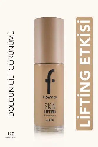 Spf30 Sıkılaştırıcı Fondöten (SICAK ALT TON) - Skin Lifting Fdt. - 120 Desert Beige - 8682536059756 - 120 DESERT BEIGE 