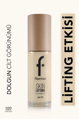 Spf30 Укрепляющий Тональный Крем (ХОЛОДНЫЙ ПОДТОН) - Skin Lifting Fdt. - 020 Pure Beige - 8682536059558-020PUREBEIGE - 1