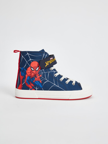 Spiderman Printed Ankle-High Boys' Sneakers - 7