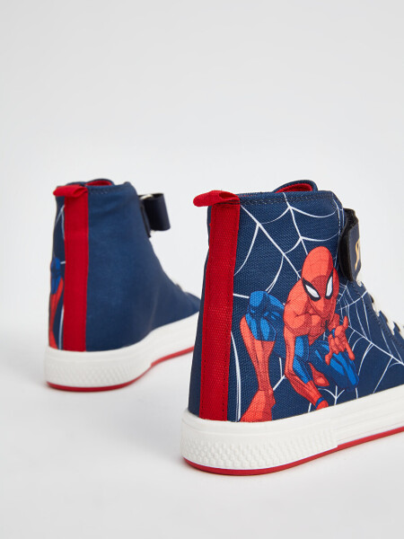 Spiderman Printed Ankle-High Boys' Sneakers - 9