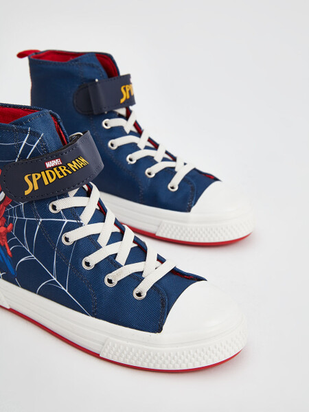 Spiderman Printed Ankle-High Boys' Sneakers - 3