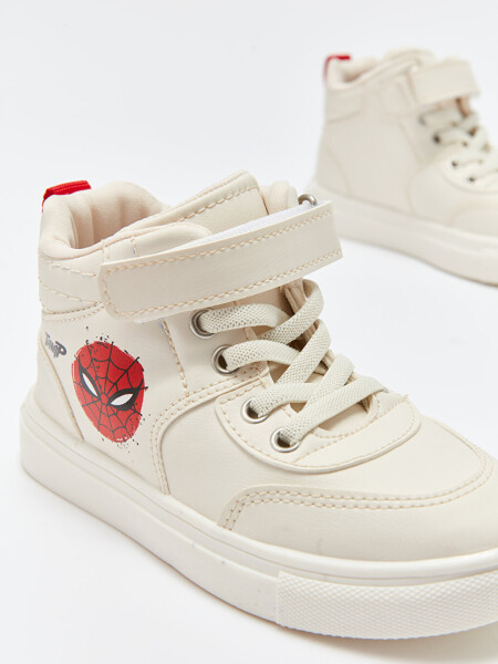 Spiderman Printed Baby Boy Ankle-High Sneakers - 12