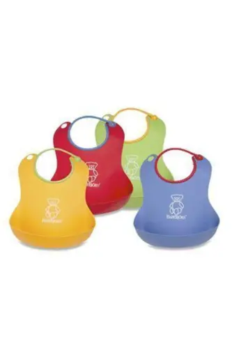 Spill-Proof Silicone Baby Bib Assortment - 1