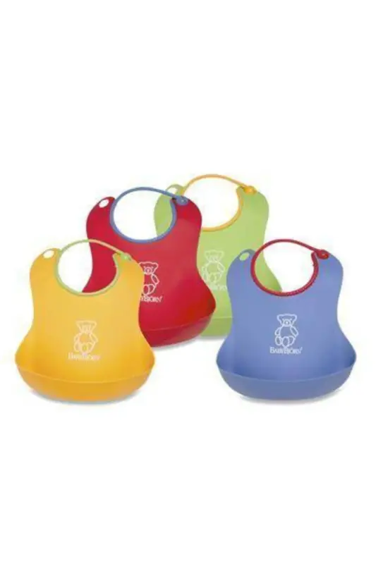 Spill-Proof Silicone Baby Bib Assortment - 1