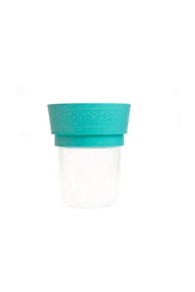 Spill-Proof Snack Container Turquoise - MAMACUP (1)