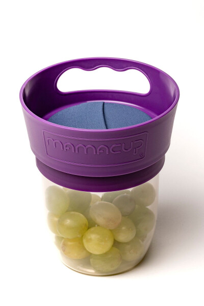 Spill-Proof Snack Cup Purple - MAMACUP (1)