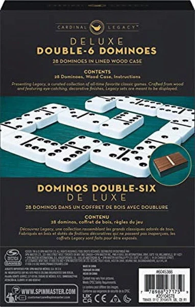 Spin Master Deluxe Double-Six Dominoes Game - 4