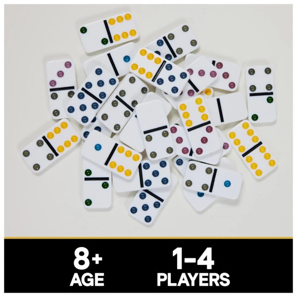 Spin Master Games, Cardinal Classics, Double Six Dominoes Set in Storage Tin - 5