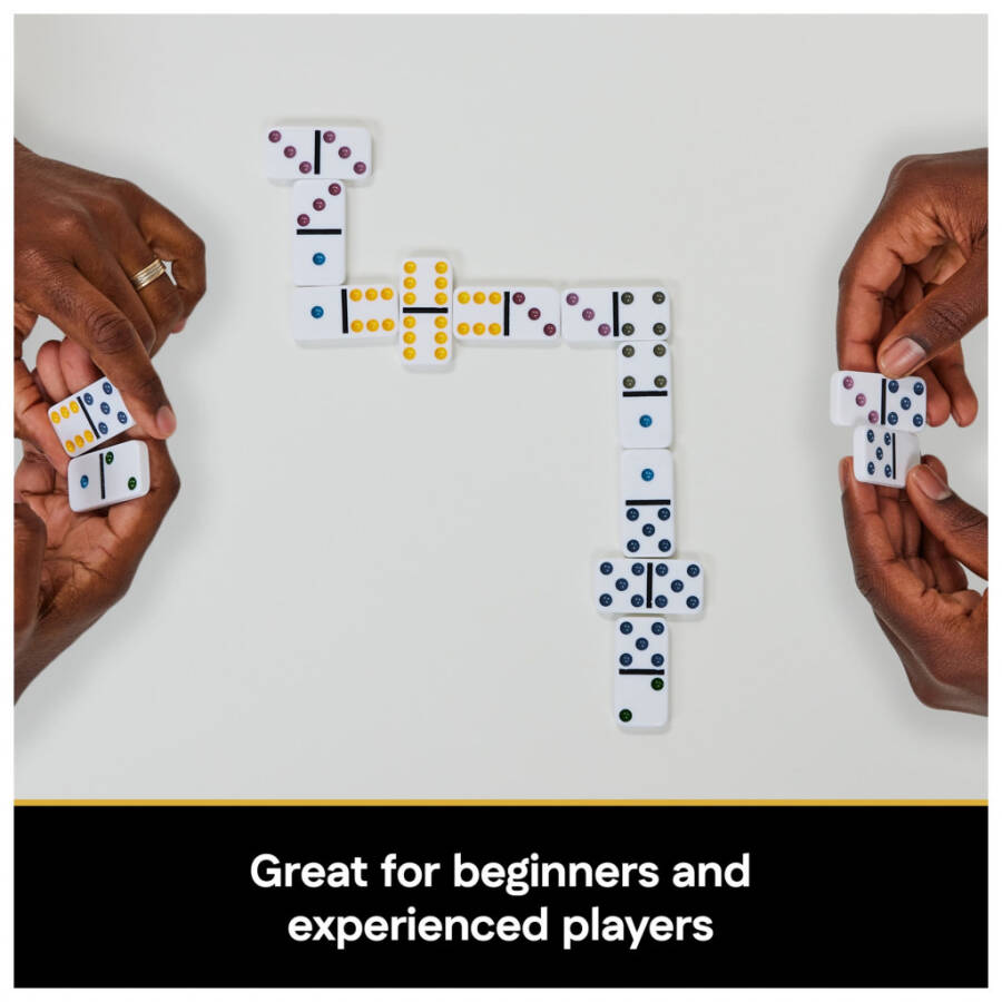 Spin Master Games, Cardinal Classics, Double Six Dominoes Set in Storage Tin - 8