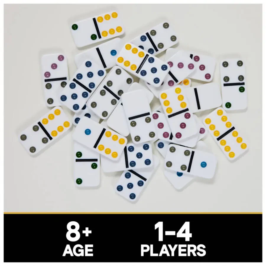 Spin Master Games, Cardinal Classics, Double Six Dominoes Set in Storage Tin - 5