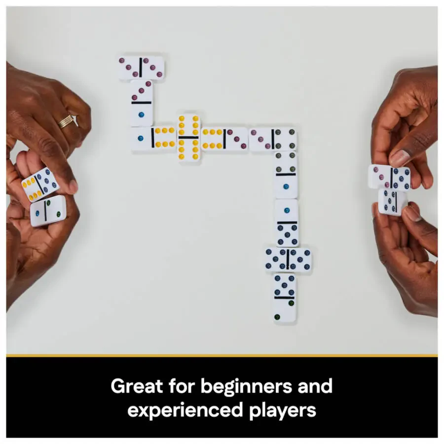 Spin Master Games, Cardinal Classics, Double Six Dominoes Set in Storage Tin - 8