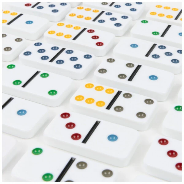 Spin Master Games, Double Six Dominoes Set in Storage Tin, for Ages 8+ - CARDINAL (1)