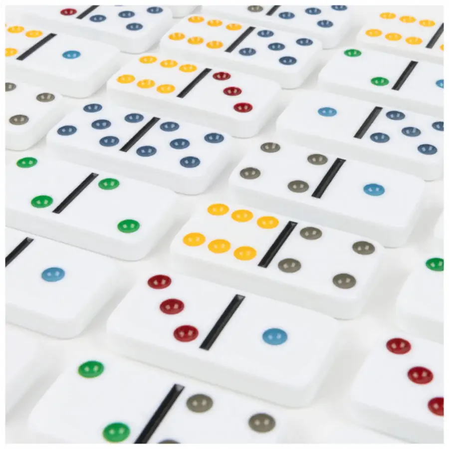 Spin Master Games, Double Six Dominoes Set in Storage Tin, for Ages 8+ - 2