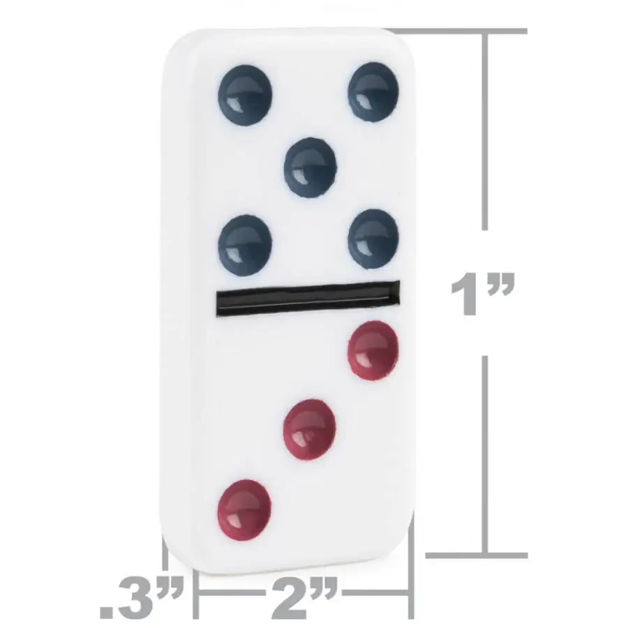 Spin Master Games, Double Twelve Dominoes Set in Storage Tin, for Ages 8+ - 6