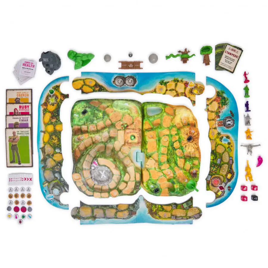 Spin Master Games, Jumanji Stampede Cooperative Board Game, Ages 8+ - 6