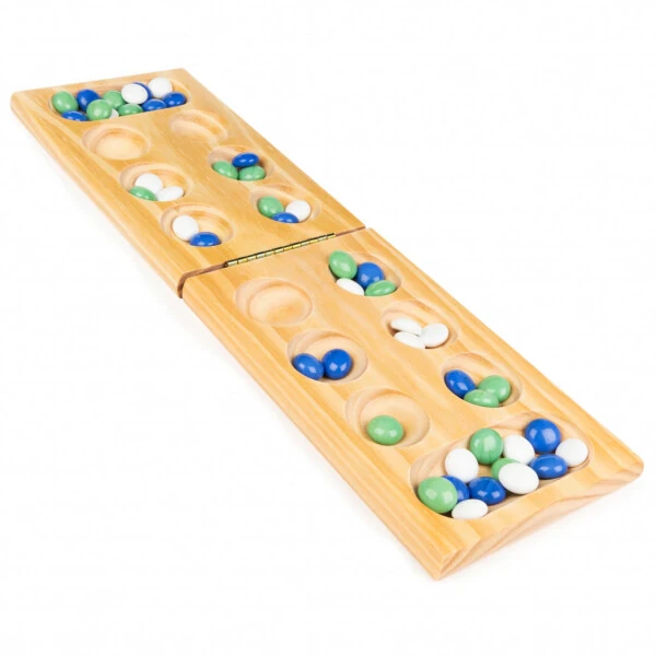 Spin Master Games, yog'och taxtadan yasalgan Manqala strategiya o'yini, 8 yoshdan katta bolalar uchun. - SPIN MASTER GAMES (1)