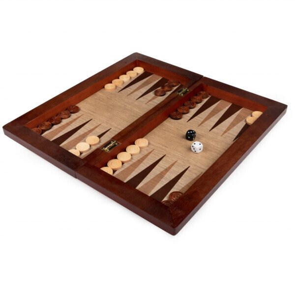 Spin Master Games, Wood Chess, Checkers, and Backgammon 3-in-1 Set, for Ages 8 and up - Modazone (1)