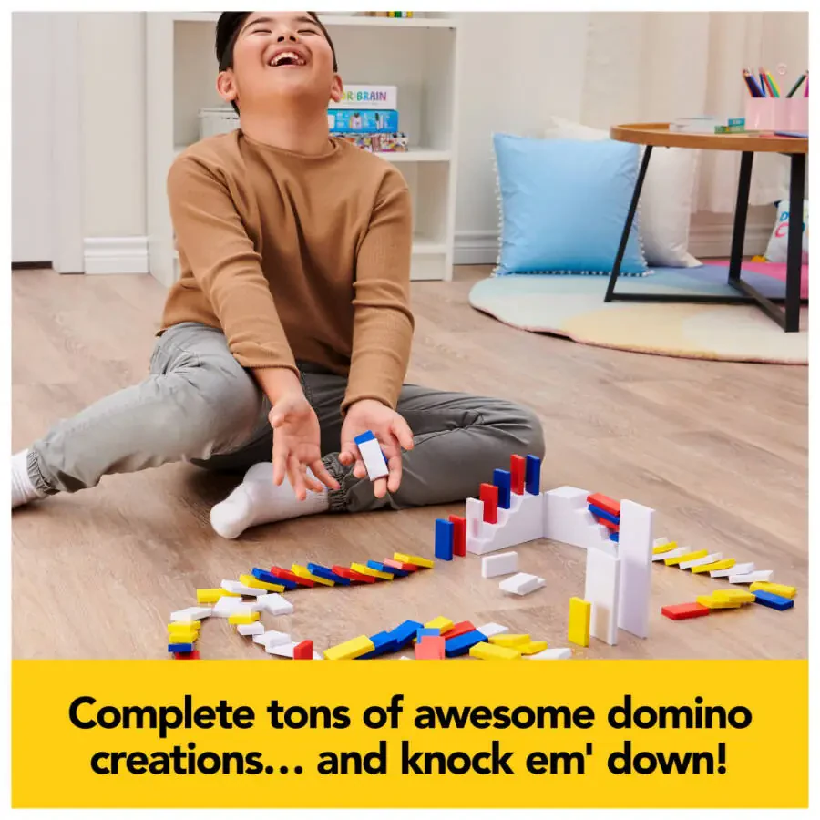 Spin Master Games, Lily Hevesh H5 Domino Creations 100-Piece Dominoes Set, Kids Games, Building Toys, Classic Game, Dominoes for Adults, Ages 5+ - 4