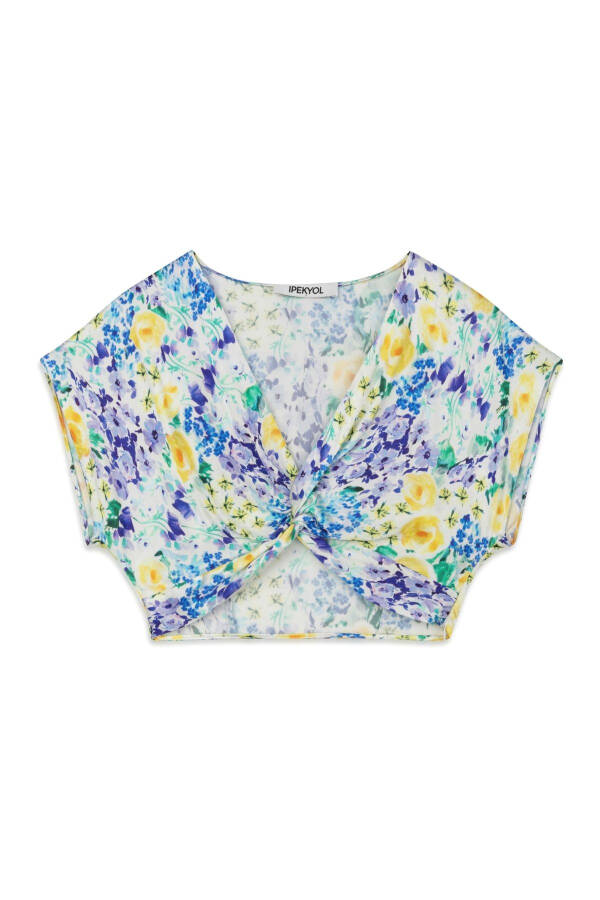 Spiral Flower Pattern Blouse - 6