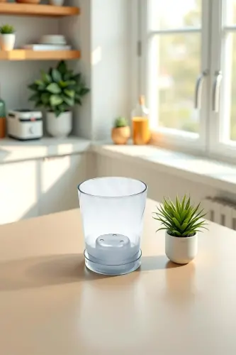 Spiral Orchid Pot Transparent 1.3 L Transparent Orchid Pot - MELKAN HOME (1)