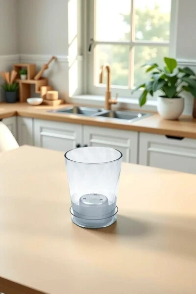 Спиральная орхидейная ваза прозрачная 1,3 л Прозрачная орхидейная ваза - 3