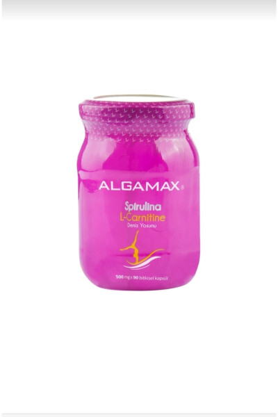 ® Spirulina Algae & L-carnitine Herbal Capsule 500 Mg X 90 pcs - ALGAMAX