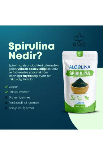 Spirulina Powder 100 gr - Plant-Based Protein - 5