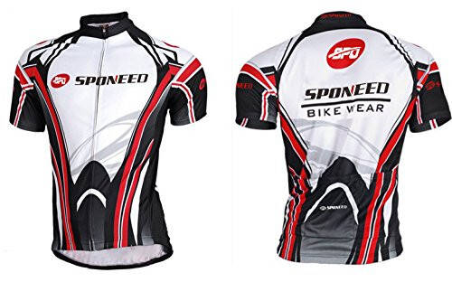 Sponeed Cycling Jersey Road Gel Padded Bib Shorts Moisture Wicking Cycling Uniform Short Bibs Wear size XL - 3