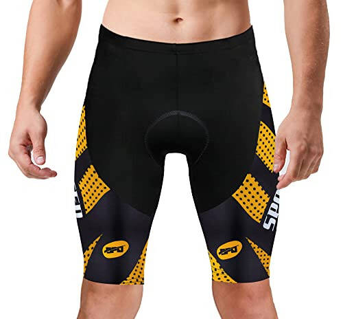 Sponeed Mens Padded Biking Shorts Cycling Men Jerseys Outdoor Biking Wear US M - 5