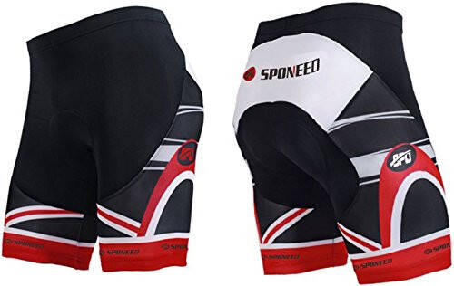 Sponeed Mens Padded Biking Shorts Cycling Men Jerseys Outdoor Biking Wear US M - 6