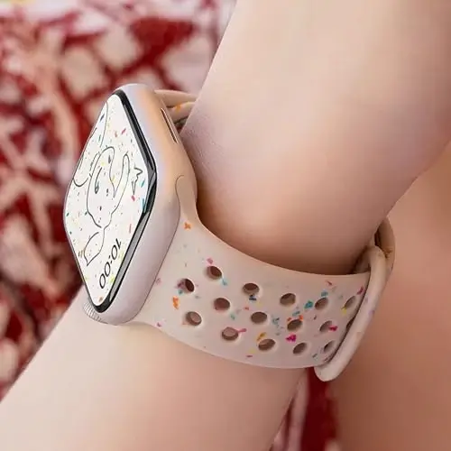 Спортивные ремешки, совместимые с Apple Watch Band 38 мм 40 мм 41 мм 42 мм 44 мм 45 мм 49 мм для женщин и мужчин, дышащие мягкие ремешки iWatch из переработанного пластика для iWatch Series 9 8 7 6 5 4 3 2 1 Ultra SE Ultra 2 - 5