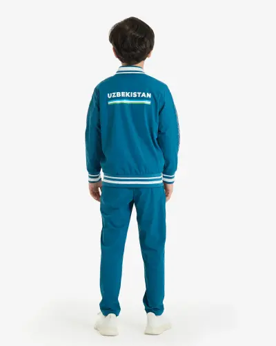 Spor Eşofman 7SABER Özbekistan Hareket - MAVİ - 14