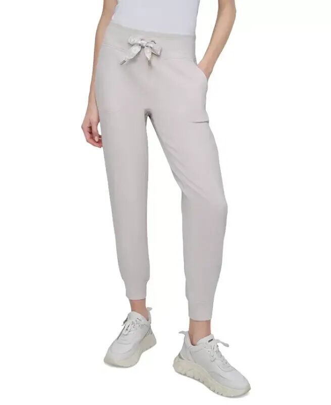 Spor Kadın Logolu-İpli Yüksek Bel Jogger - DKNY SPORT