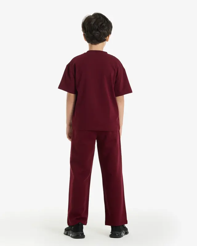 Sports Pants 7SABER Urban Flow - БОРДОВЫЙ - 3