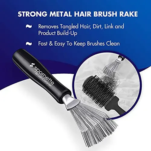 Spornette Hair Brush Cleaner Rake Tool - 2