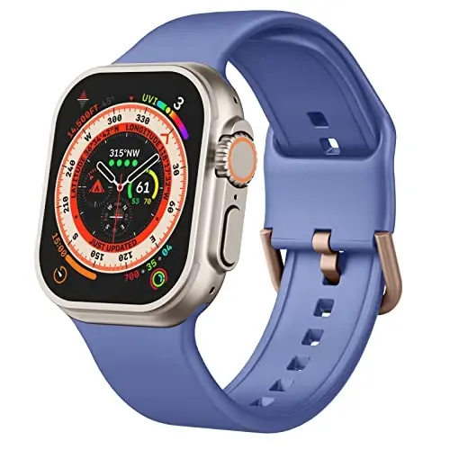 Sport Band Apple Watch Bands 49mm 46mm 45mm 44mm 42mm 41mm 40mm 38mm bilan mos keladi, iWatch Series 11 10 9 8 7 6 5 4 3 2 1 SE Ultra ayollar erkaklar uchun klassik qisqichli yumshoq silikon almashtirish tasmasi - SPORT