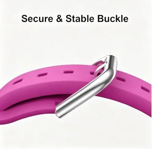 Sport Band Compatible with Apple Watch Bands 49mm 46mm 45mm 44mm 42mm 41mm 40mm 38mm, Soft Silicone Replacement Strap with Classic Clasp for iWatch Series 11 10 9 8 7 6 5 4 3 2 1 SE Ultra Women Men - 3