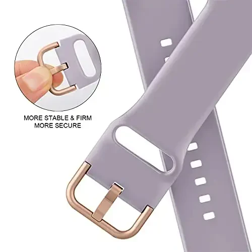 Sport Band Compatible with Apple Watch Bands 49mm 46mm 45mm 44mm 42mm 41mm 40mm 38mm, Soft Silicone Replacement Strap with Classic Clasp for iWatch Series 11 10 9 8 7 6 5 4 3 2 1 SE Ultra Women Men - 4