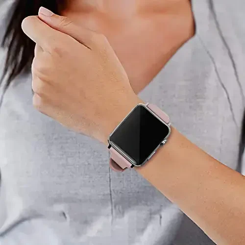 Sport Band Compatible with Apple Watch Bands 49mm 46mm 45mm 44mm 42mm 41mm 40mm 38mm, Soft Silicone Replacement Strap with Classic Clasp for iWatch Series 11 10 9 8 7 6 5 4 3 2 1 SE Ultra Women Men - 5