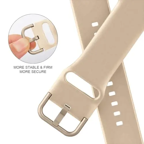 Sport Band Compatible with Apple Watch Bands 49mm 46mm 45mm 44mm 42mm 41mm 40mm 38mm, Soft Silicone Replacement Strap with Classic Clasp for iWatch Series 11 10 9 8 7 6 5 4 3 2 1 SE Ultra Women Men - 2