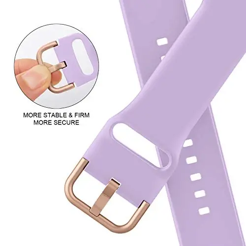 Sport Band Compatible with Apple Watch Bands 49mm 46mm 45mm 44mm 42mm 41mm 40mm 38mm, Soft Silicone Replacement Strap with Classic Clasp for iWatch Series 11 10 9 8 7 6 5 4 3 2 1 SE Ultra Women Men - 4