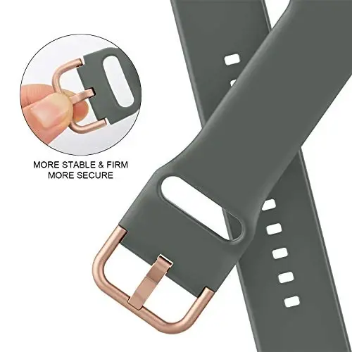 Sport Band Compatible with Apple Watch Bands 49mm 46mm 45mm 44mm 42mm 41mm 40mm 38mm, Soft Silicone Replacement Strap with Classic Clasp for iWatch Series 11 10 9 8 7 6 5 4 3 2 1 SE Ultra Women Men - 4