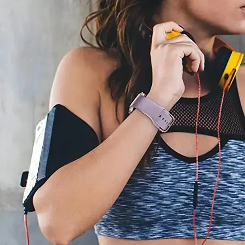 Sport Band, совместимый с ремешками Apple Watch 49 мм, 46 мм, 45 мм, 44 мм, 42 мм, 41 мм, 40 мм, 38 мм, мягкий силиконовый сменный ремешок с классической застежкой для iWatch Series 11 10 9 8 7 6 5 4 3 2 1 SE Ultra Women Men - 5