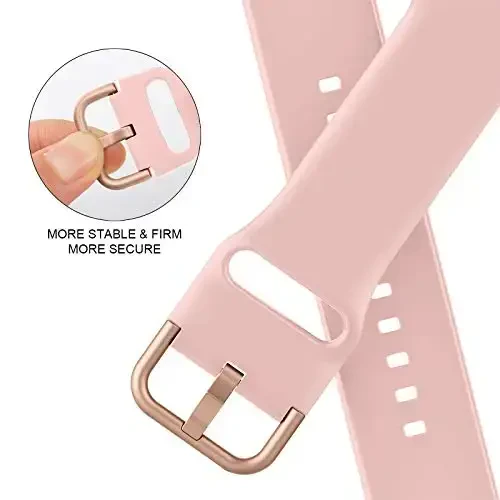 Sport Band Compatible with Apple Watch Bands 49mm 46mm 45mm 44mm 42mm 41mm 40mm 38mm, Soft Silicone Replacement Strap with Classic Clasp for iWatch Series 11 10 9 8 7 6 5 4 3 2 1 SE Ultra Women Men - 4