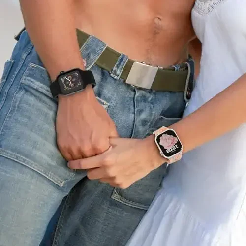 Sport Band, совместимый с ремешками Apple Watch 49 мм 46 мм 45 мм 44 мм 42 мм 41 мм 40 мм 38 мм, мягкий силиконовый сменный ремешок с классической застежкой для iWatch Series 11 10 9 8 7 6 5 4 3 2 1 SE Ultra Women Men - 6