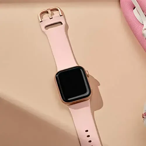 Sport Band, совместимый с ремешками Apple Watch 49 мм 46 мм 45 мм 44 мм 42 мм 41 мм 40 мм 38 мм, мягкий силиконовый сменный ремешок с классической застежкой для iWatch Series 11 10 9 8 7 6 5 4 3 2 1 SE Ultra Women Men - 2