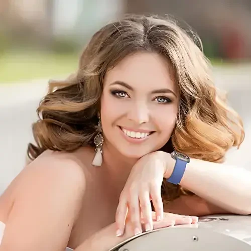 Sport Band, совместимый с ремешками Apple Watch 49 мм, 46 мм, 45 мм, 44 мм, 42 мм, 41 мм, 40 мм, 38 мм, мягкий силиконовый сменный ремешок с классической застежкой для iWatch Series 11 10 9 8 7 6 5 4 3 2 1 SE Ultra Women Men - RECOPPA (1)